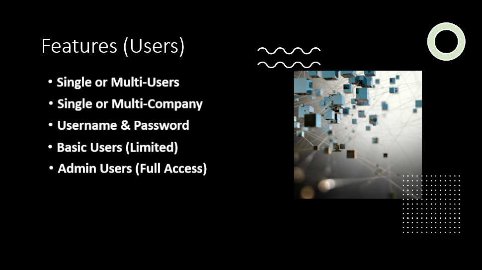 ProDocBoss - Features, Single user or multi-users, single company or multi-company